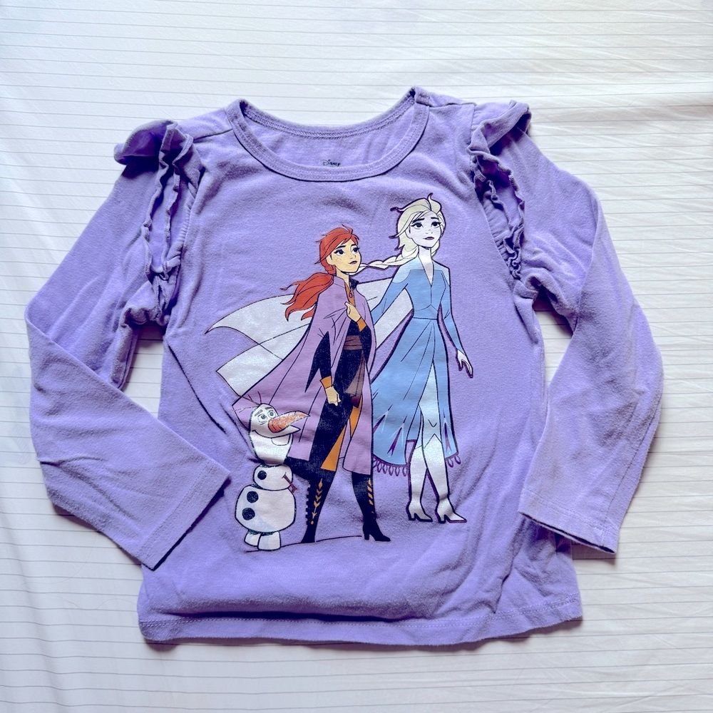 ❄️ ⛄️ EEUC FROZEN - KIDS Shirt 4T - purple